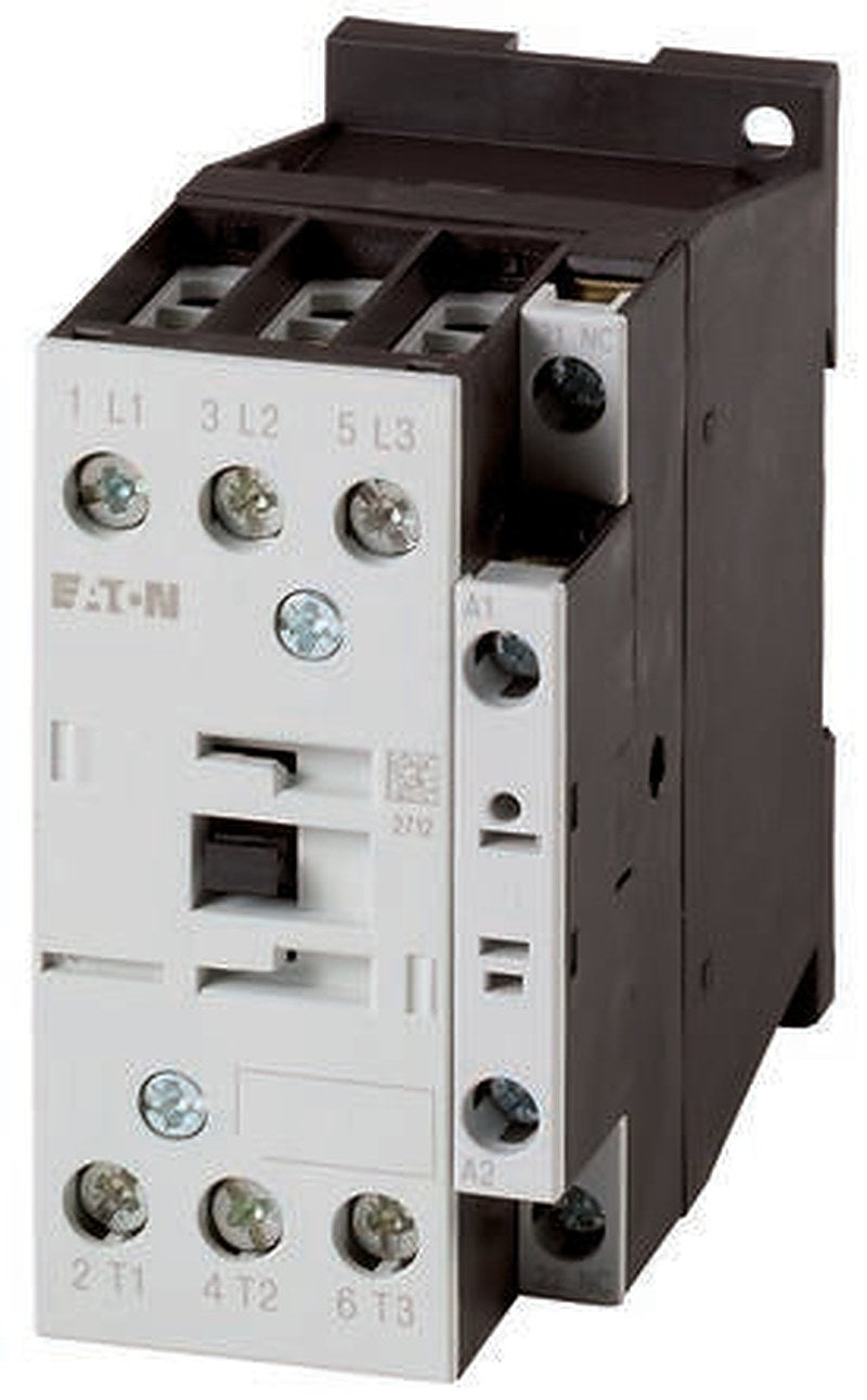 Eaton DILEM Contactor, 400V Coil, 3-Pole, 38 A, 18.5 kW, 1 NC, 400V