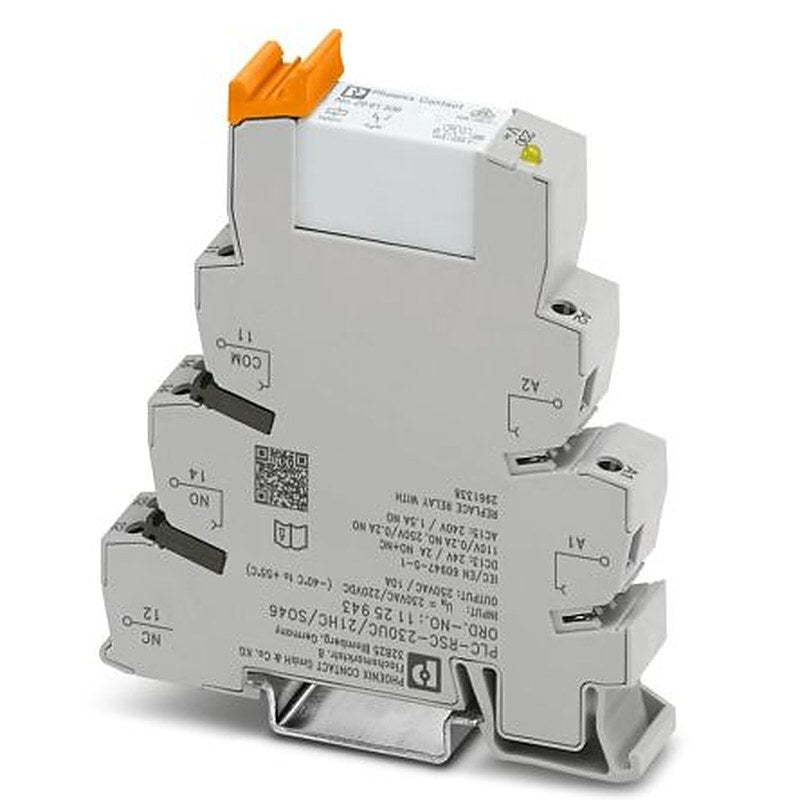 Phoenix Contact PLC-RSC Series Interface Relay Module, DIN Rail, 1PDT