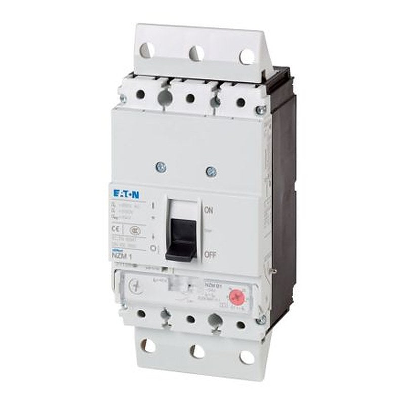 Eaton, NZM, NZM Molded Case Circuit Breaker 3-Pole 80A, Breaking Capacity 4 kA, Plug-in