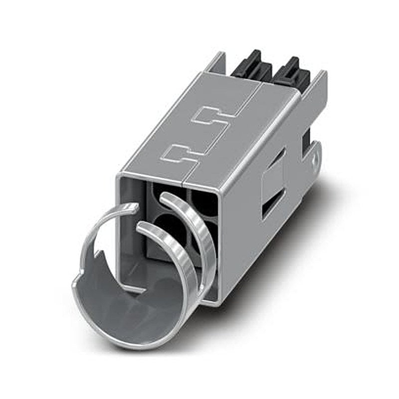 Phoenix Contact PCB Terminal Block, 2-Contact, 2.54 mm Pitch, Push-in, 2 Row Crimp