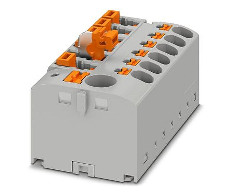 Phoenix Contact Distribution Block, 7 Way, 400V, 20A, Grey