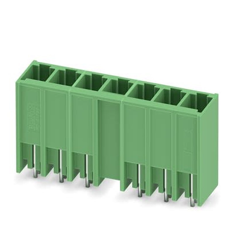Phoenix Contact PCV 6/ 6-GL4-7 Series PCB Connector, 6-Contact, 7.62 mm Pitch, Wave Soldering Mount, 1 Row Solder Pin