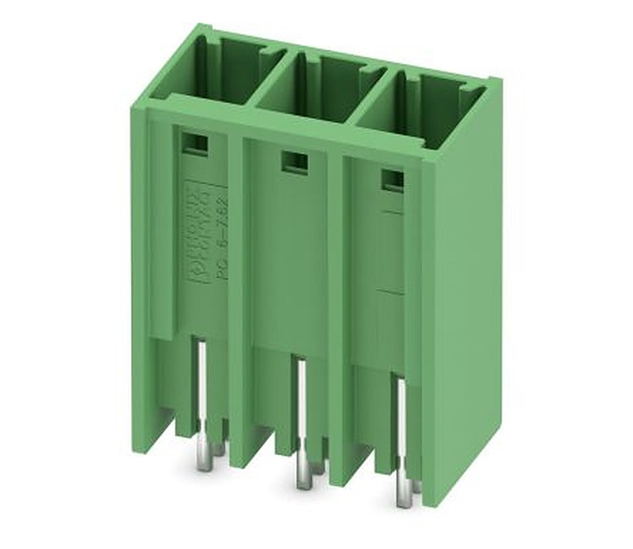 Phoenix Contact PCV Series Pluggable Terminal Block, 4-Contact, 7.62 mm Pitch, 1 Row, 1131531