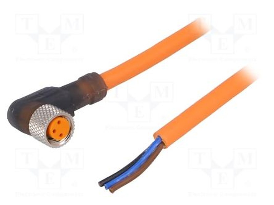 Hirschmann Female 3 way Right Angle to Unterminated Sensor Actuator Cable