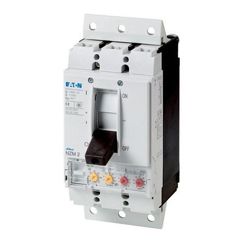 Eaton, NZM, NZM Molded Case Circuit Breaker 3-Pole 100A, Breaking Capacity 5 kA, Plug-in