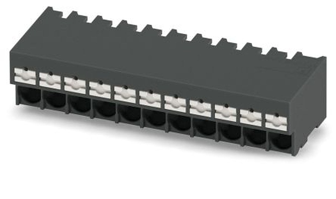 Phoenix Contact PCB Terminal Block, 11-Contact, 5 mm Pitch, Solder, 1 Row