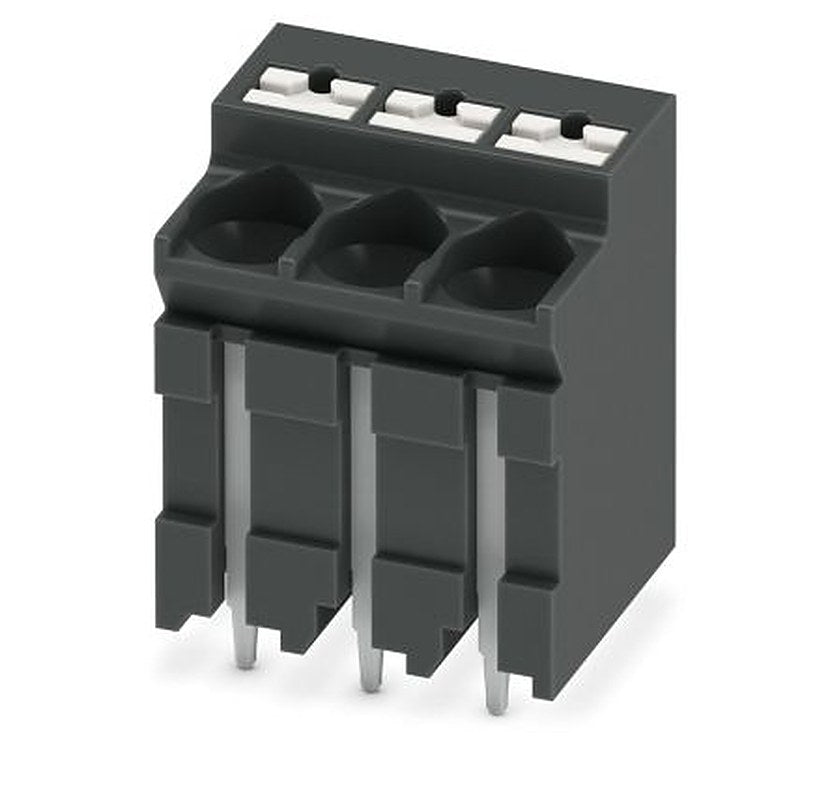 Phoenix Contact PCB Terminal Block, 3-Contact, 5 mm Pitch, Solder, 1 Row