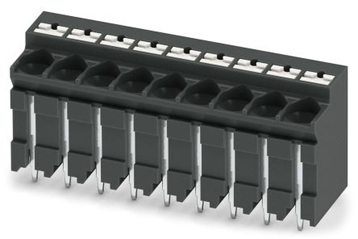 Phoenix Contact PCB Terminal Block, 9-Contact, 5 mm Pitch, Threaded, 1 Row