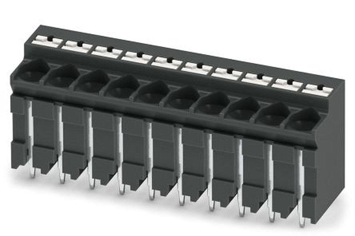 Phoenix Contact PCB Terminal Block, 10-Contact, 5 mm Pitch, Threaded, 1 Row