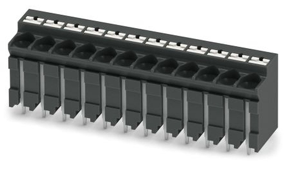 Phoenix Contact PCB Terminal Block, 12-Contact, 5 mm Pitch, Threaded, 1 Row