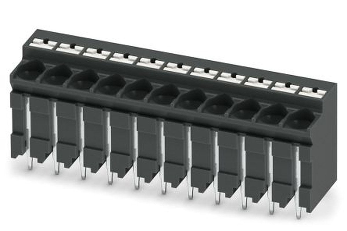 Phoenix Contact PCB Terminal Block, 11-Contact, 5 mm Pitch, Solder, 1 Row