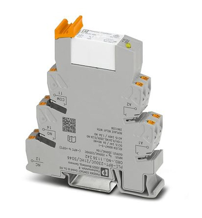 Phoenix Contact PLC-INTERFACE Series Relay Module, DIN Rail, 110V dc Coil, SPDT, 8.5mA