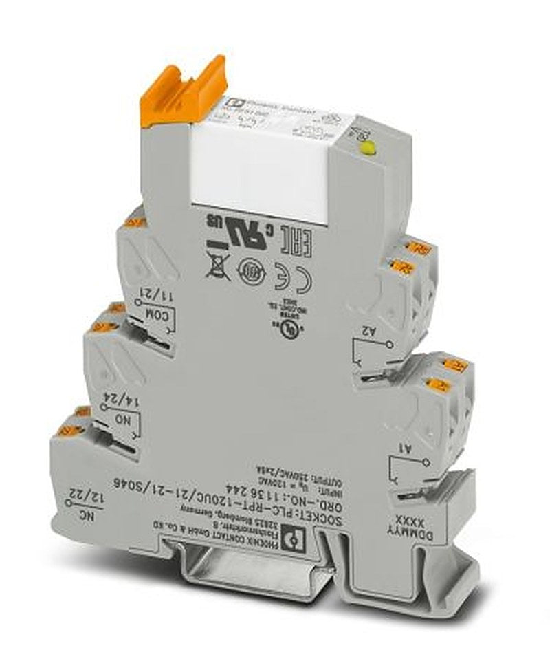 Phoenix Contact PLC-INTERFACE Series Relay Module, DIN Rail, 110V dc Coil, DPDT, 7mA