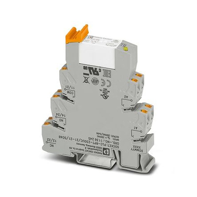 Phoenix Contact PLC-INTERFACE Series Relay Module, DIN Rail, 110V dc Coil, DPDT, 10mA