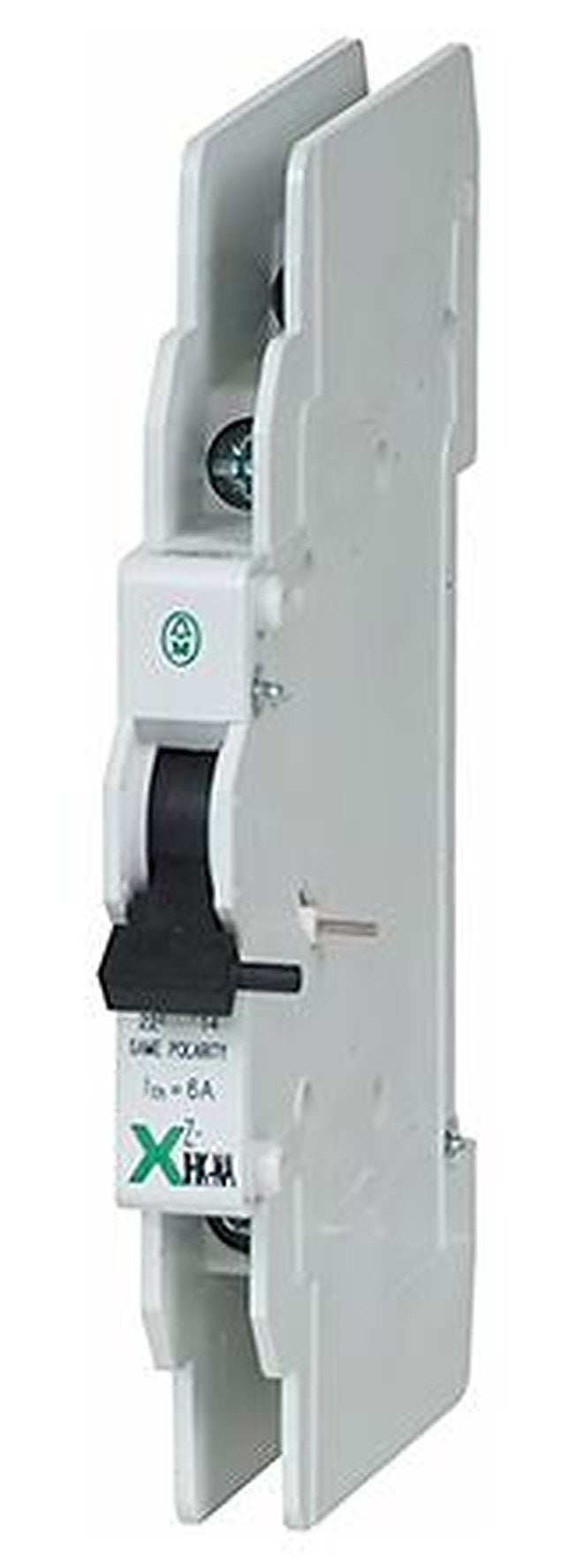 Eaton Auxiliary Contact, 2 Contact, 1 NO/1 NC, FAZ, DIN Rail, 6 A, 250V ac, 113895 Z-IHK-NA
