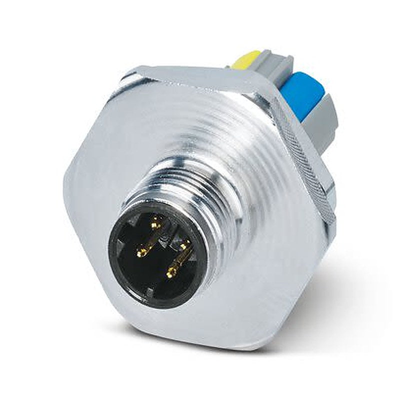 Phoenix Contact Connector, 4 Contacts, Cable, M12 Connector, Plug, Male, IP67, SACC Series
