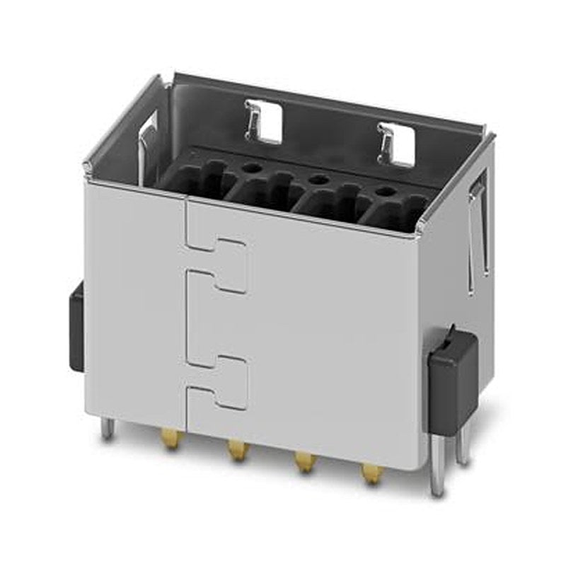 Phoenix Contact DMCV Series Wave Soldering Mount PCB Header, 4 Contact(s), 2.54 mm Pitch, Shrouded