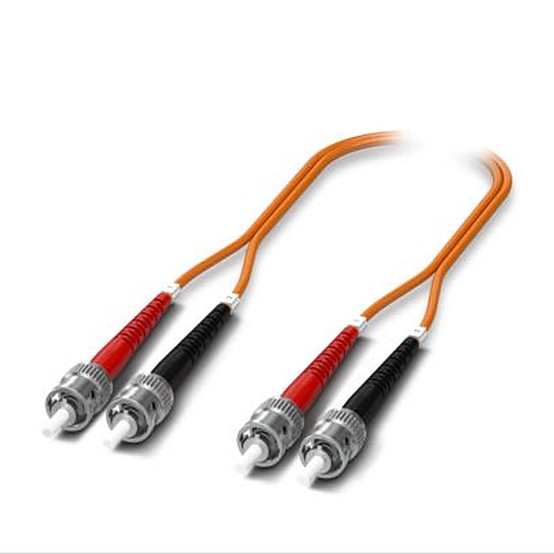 Phoenix Contact OS2 Patch Cable Fibre Optic Cable, 125 μm Low Smoke Zero Halogen, Orange, 5 m