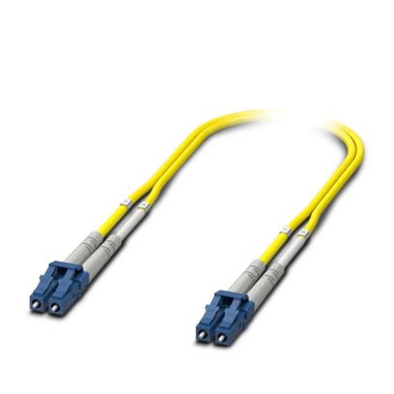 Phoenix Contact OS2 Zip Cord Fibre Optic Cable, 900 μm Low Smoke Zero Halogen, Yellow, 10 m