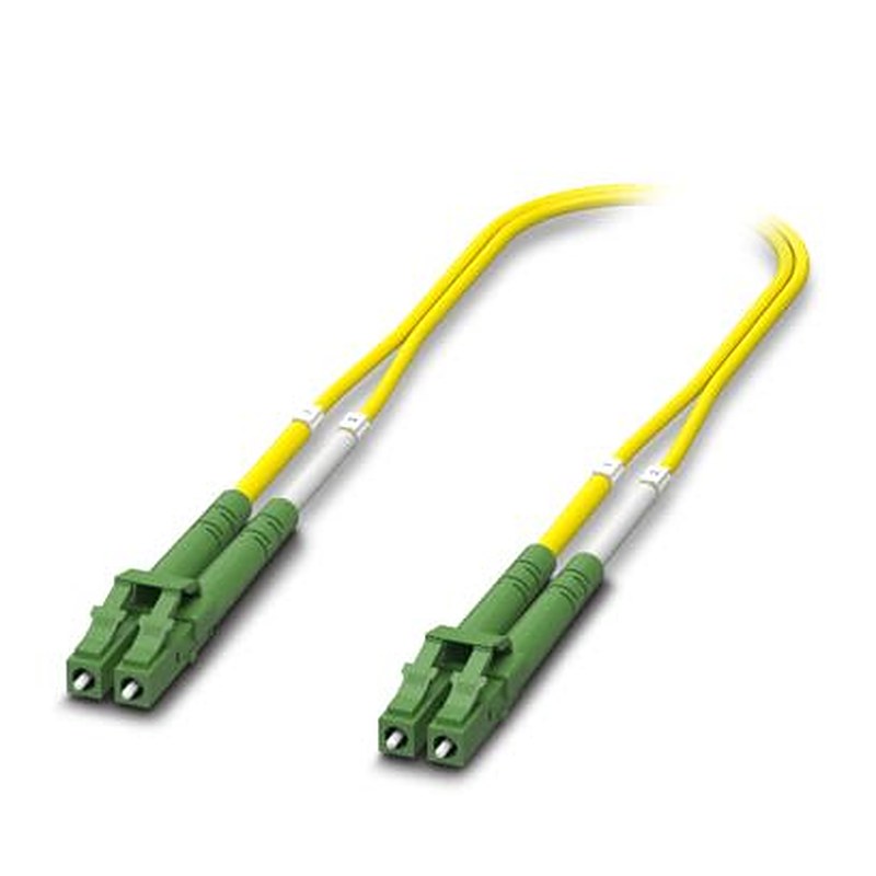 Phoenix Contact OS2 Fibre Optic Cable, 125 μm Low Smoke Zero Halogen, Yellow, 10 m