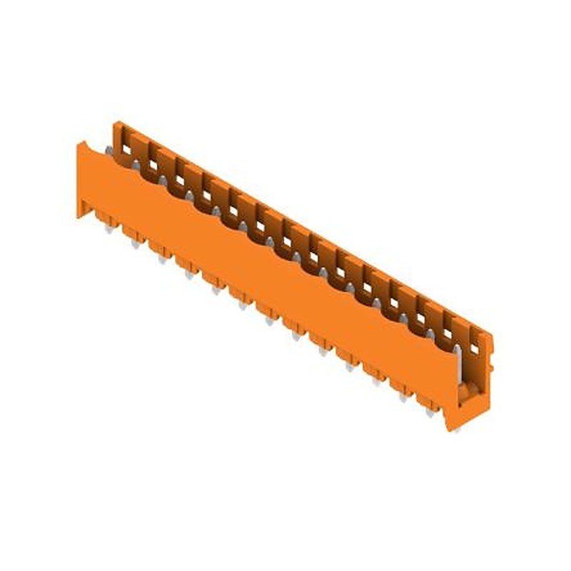 Weidmüller 1146590000 Series Straight PCB Socket, 14-Contact, 1 Row, 5.08 mm Pitch Push-in