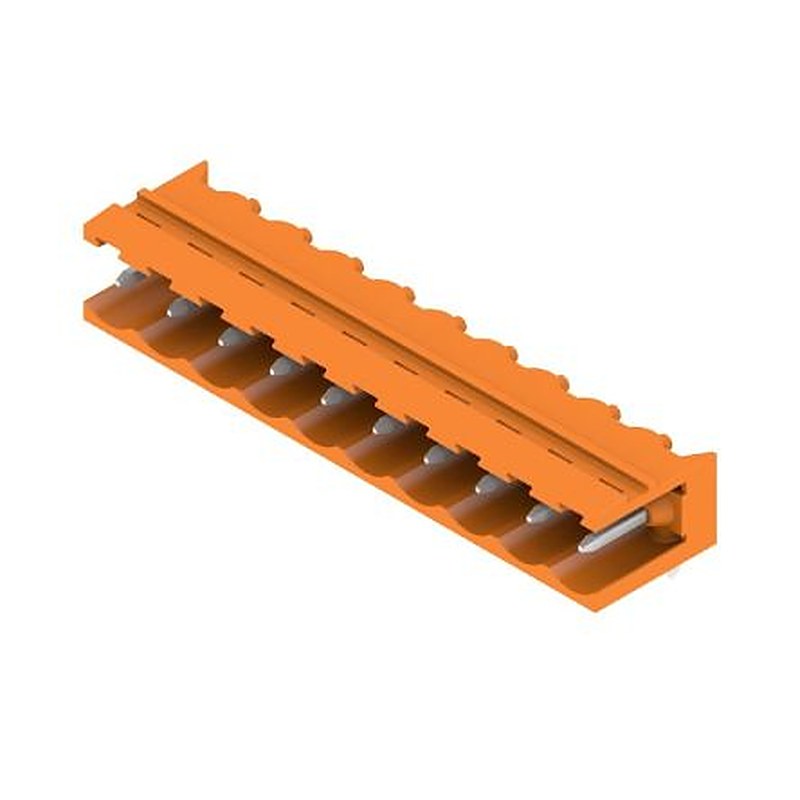 Weidmüller 1146900000 Series Straight PCB Socket, 10-Contact, 1 Row, 5.08 mm Pitch Push-in
