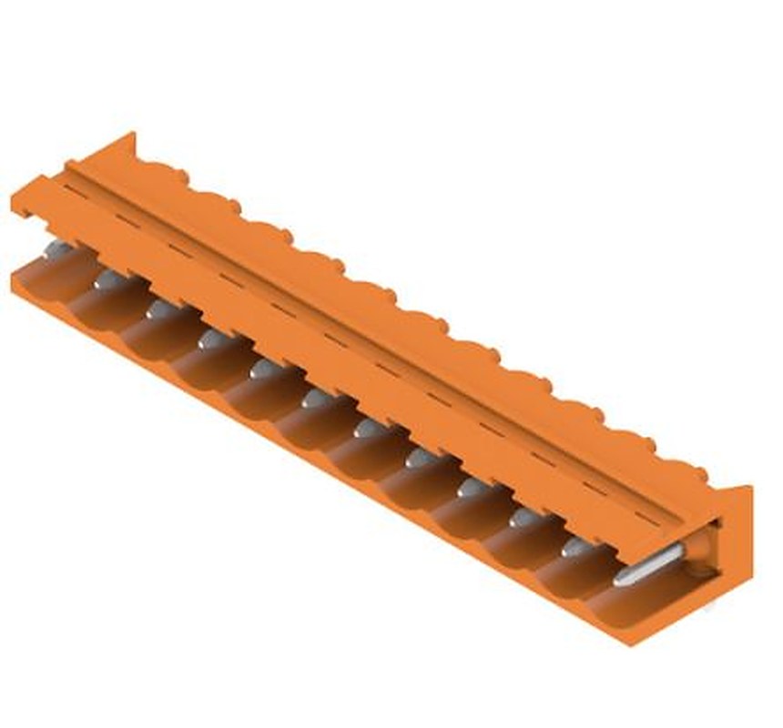Weidmüller SL Series Pluggable Terminal Block, 12-Contact, 5.08 mm Pitch, 1 Row