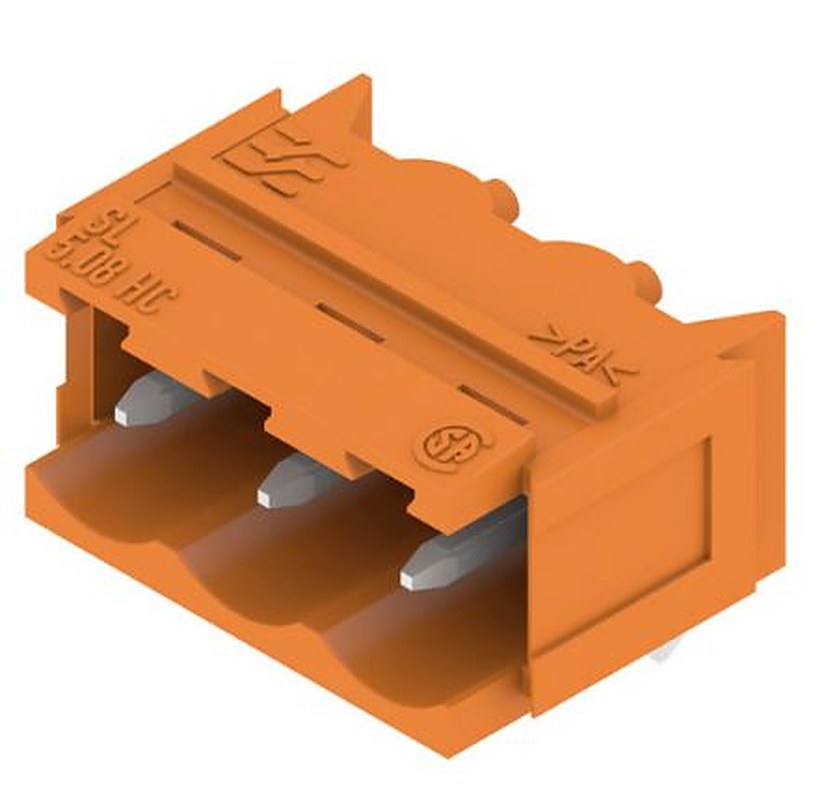 Weidmüller SL Series Pluggable Terminal Block, 3-Contact, 5.08 mm Pitch, 1 Row