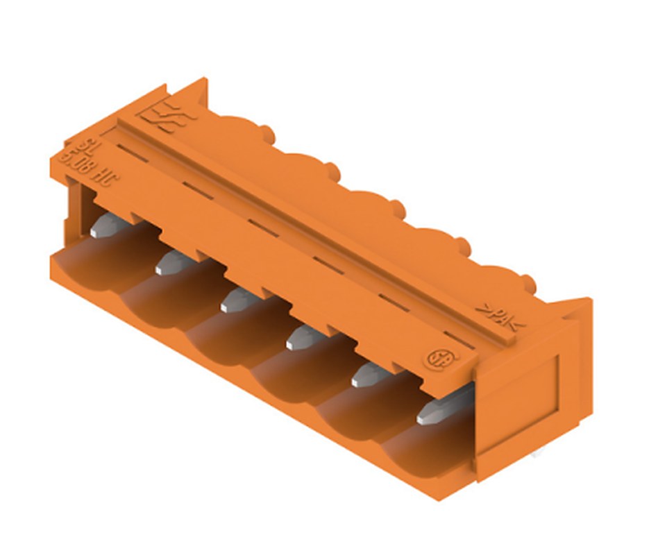 Weidmüller SL Series Pluggable Terminal Block, 6-Contact, 5.08 mm Pitch, 1 Row, 1148170000