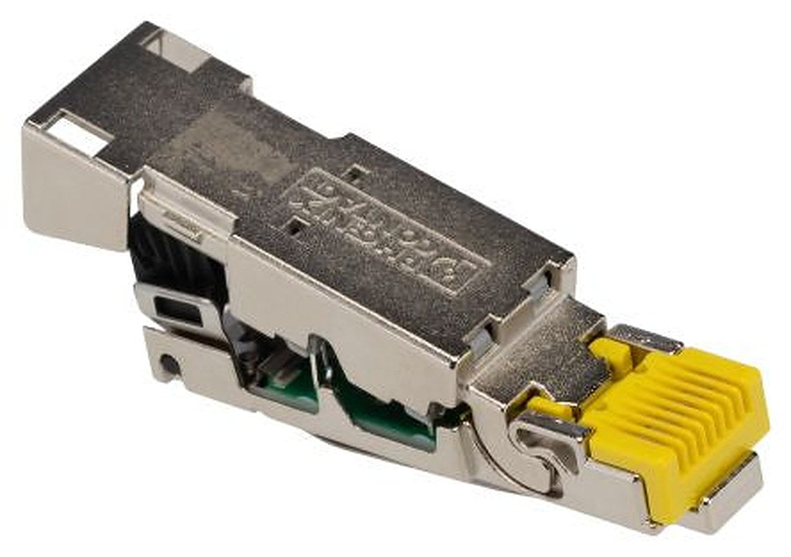 Phoenix Contact CUC-IND-C1ZNI-S/R4IE10G8 Series RJ45 Connector Male, Snap-in, Cat6a Shielded Straight 1 Port 8 Way