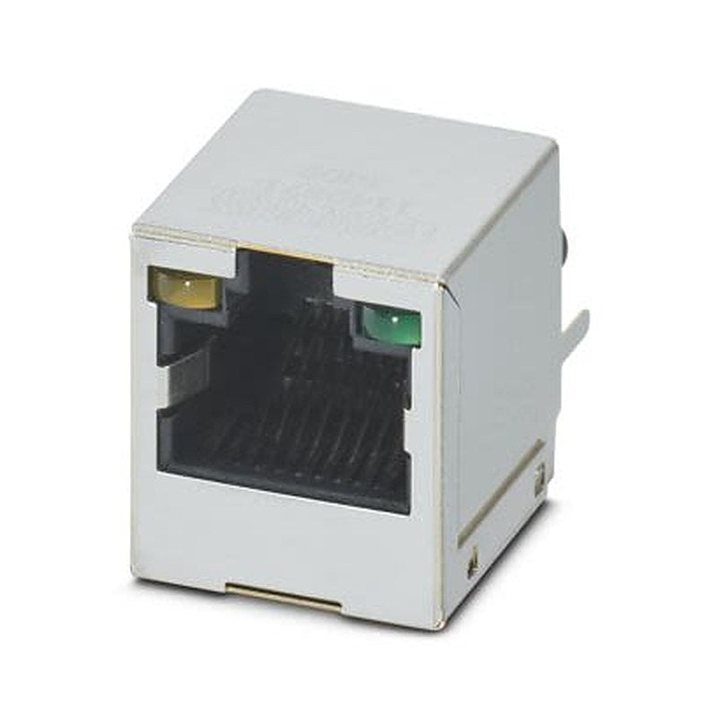 Phoenix Contact CUC-SP-J1ST-S/R4LT-LED Series RJ45 Connector Female, PCB, Through Hole Shielded Straight 1 Port 8 Way