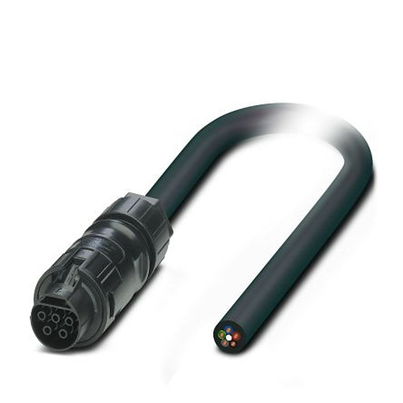 Phoenix Contact Female 5 way Straight to Sensor Actuator Cable, 5 m