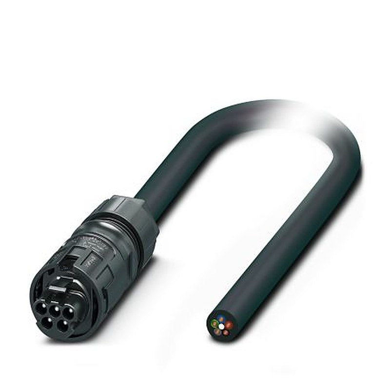 Phoenix Contact Male 5 way Straight to 5 way Sensor Actuator Cable, 5 m