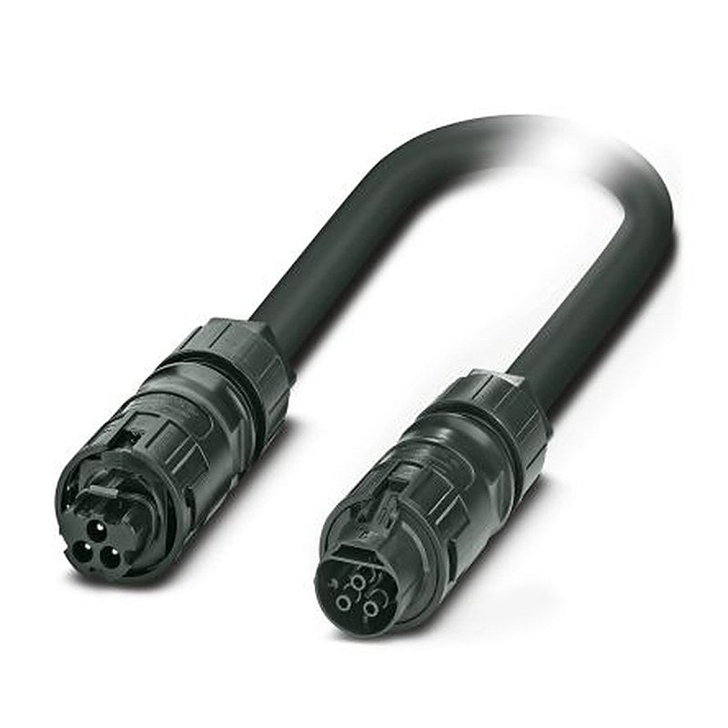 Phoenix Contact Female 3 way Straight to Male Straight Cable, 5 m