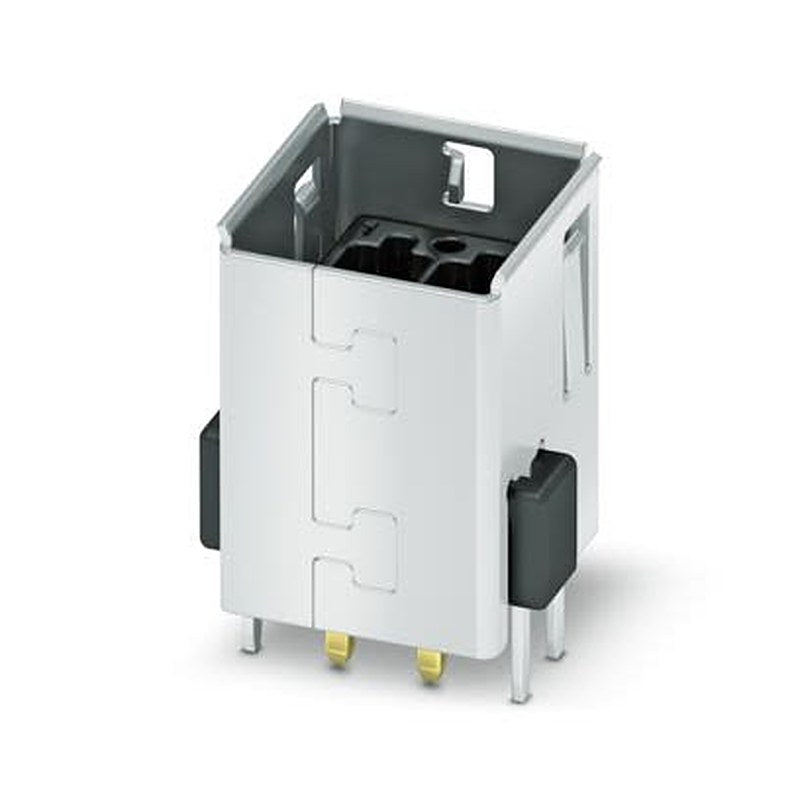 Phoenix Contact DMCV Series Wave Soldering Mount PCB Header, 2 Contact(s), 2.54 mm Pitch, Shrouded