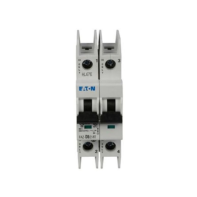 Eaton xEffect FAZ Miniature Circuit Breaker, 2-Pole, 63A, Type D, 400V ac AC, 96 V dc DC, 10 kA Breaking Capacity