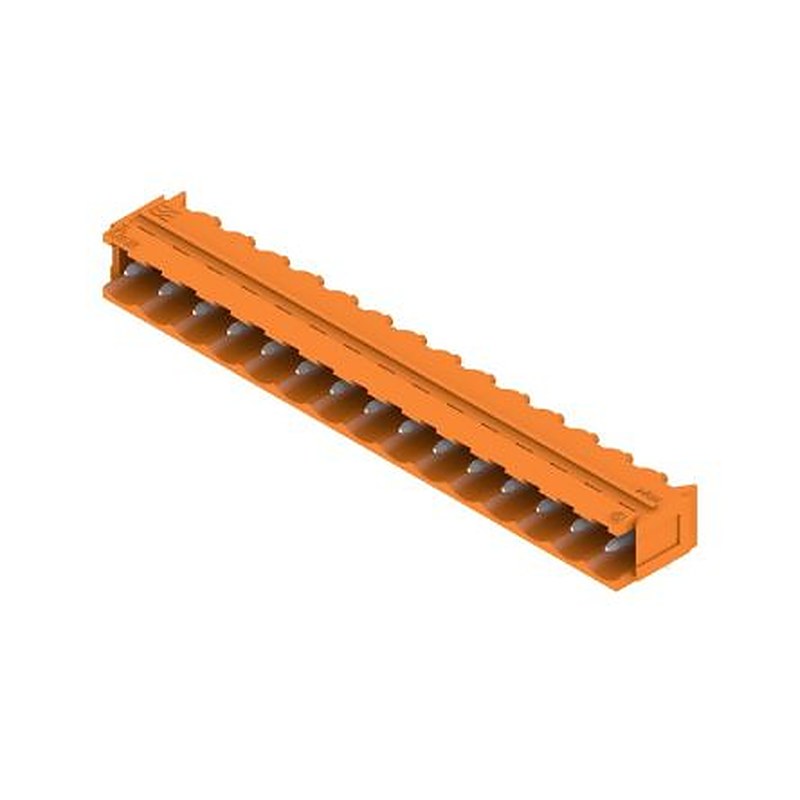 Weidmüller 1154910000 Series Straight PCB Socket, 15-Contact, 1 Row, 5.08 mm Pitch Solder