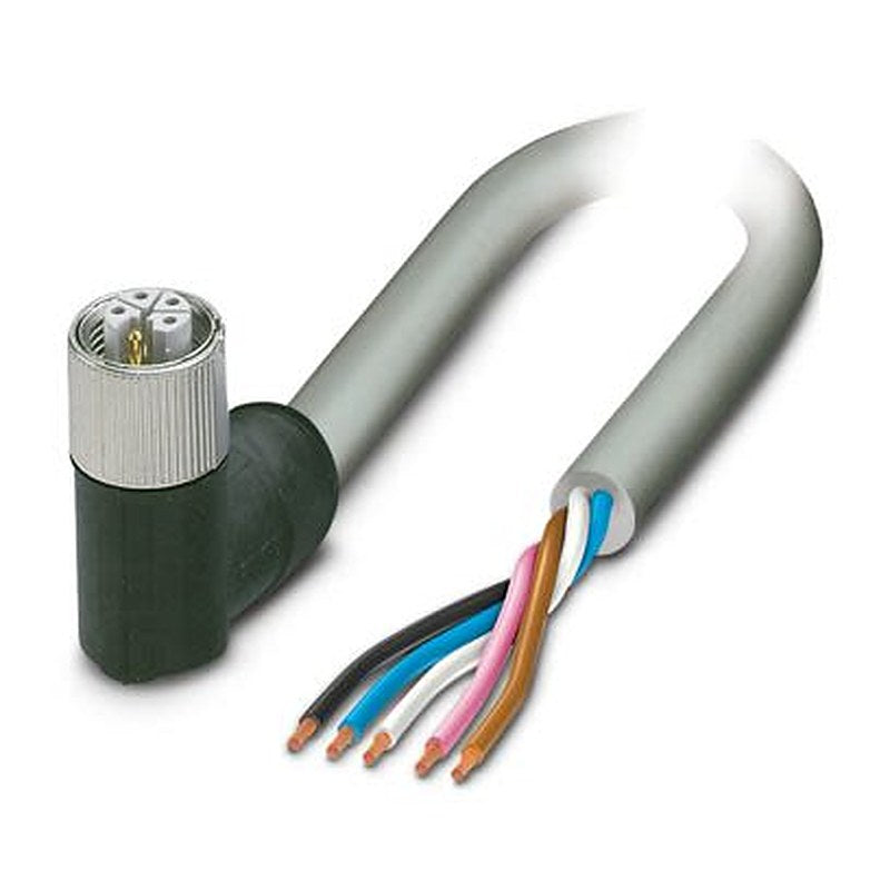 Phoenix Contact 11588, 3 m 5 Core Power Cable, Grey Polyurethane 80 °C