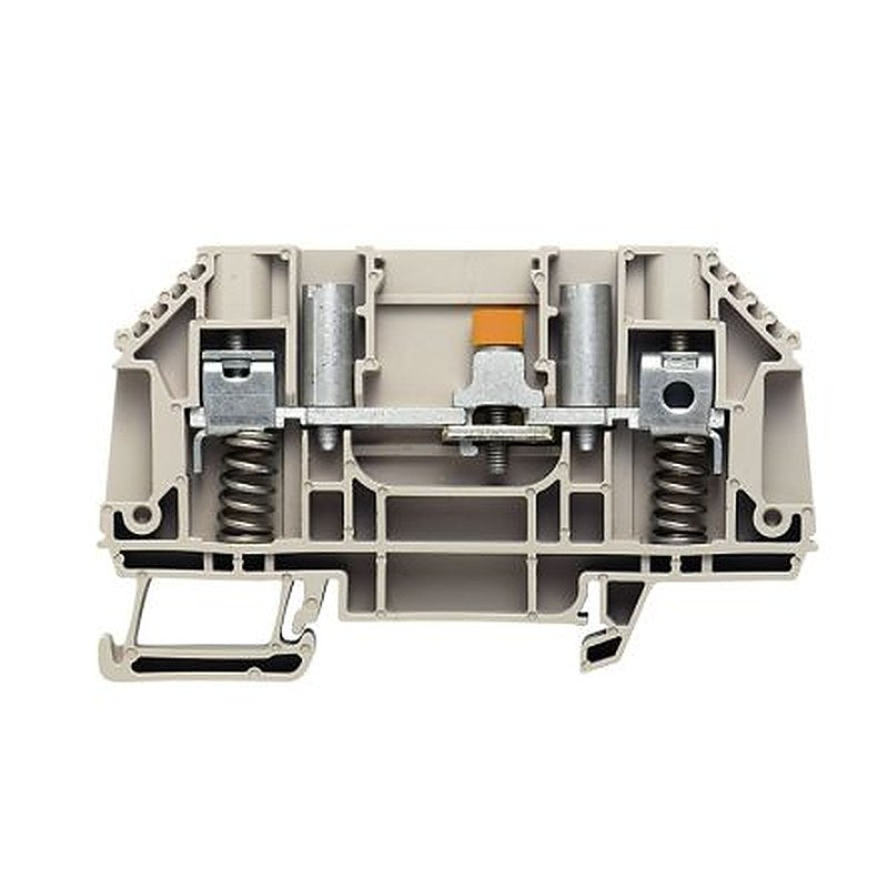 Weidmüller WTI Series Test Disconnect Terminal Block Dark Beige, 6mm², 1-Level, Screw, IECEx/ATEX