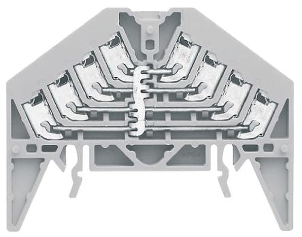 Weidmüller 1173880000 P Series DIN Rail Terminal Block Grey, 1.5mm², 4-Level, Push-in