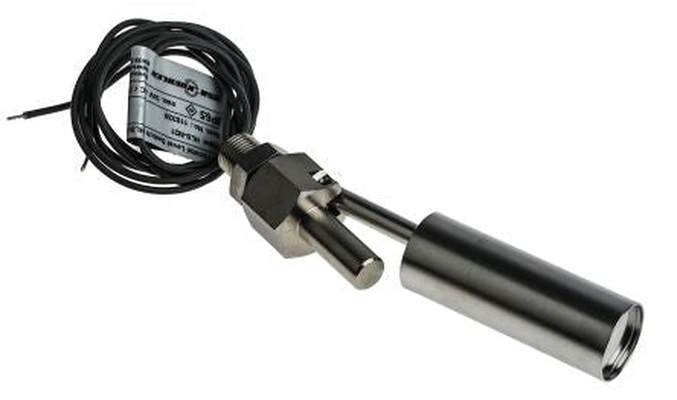 WIKA HLS-M Series Horizontal Float Switch, 500 mm Cable, 1 NO, 50 V ac ac Max, 75 V dc dc Max