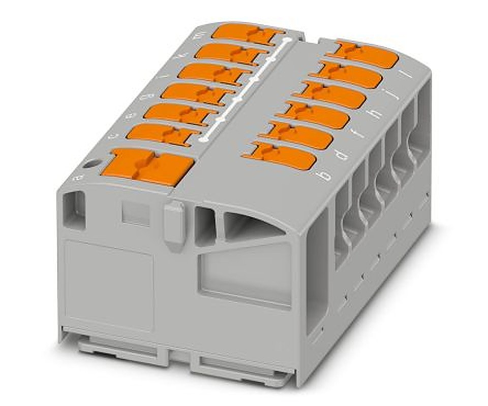 Phoenix Contact Distribution Block, 13 Way, 450V, 24A, Grey