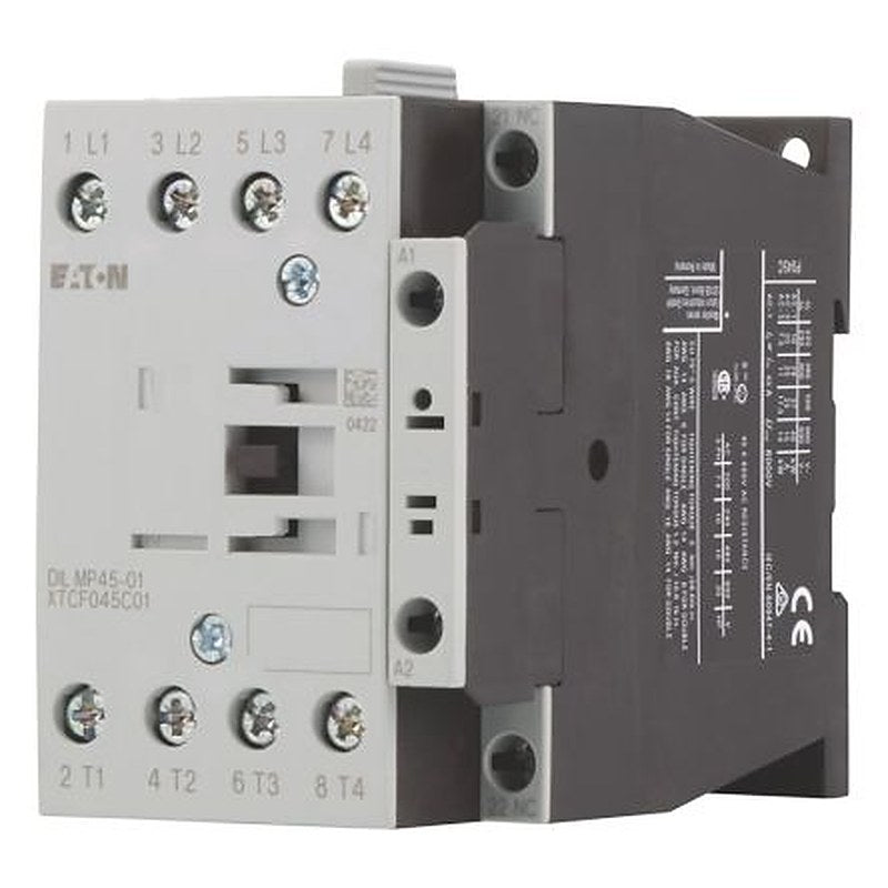 Eaton DILMP Contactor, 230V ac, 240 V ac Coil, 4-Pole, 14 kW 240V ac, 1 NC