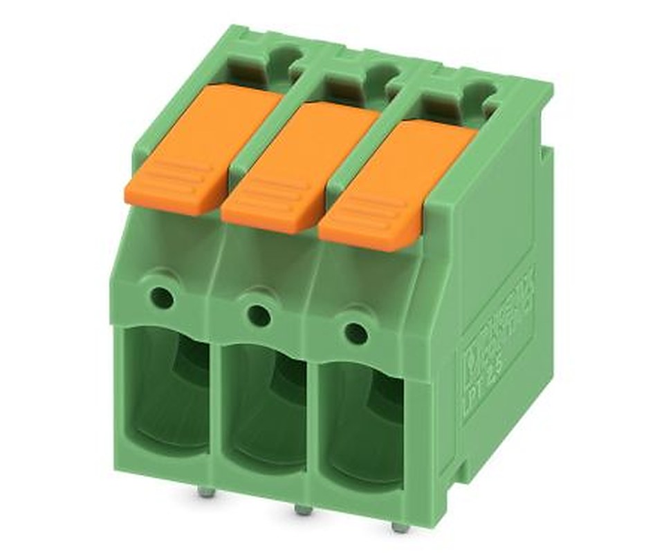 Phoenix Contact LPT Series PCB Terminal Block, 3-Contact, 5 mm Pitch, 1 Row