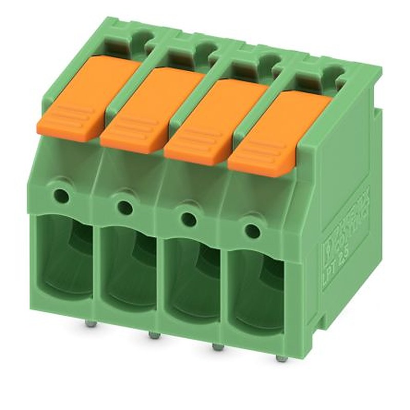 Phoenix Contact LPT Series PCB Terminal Block, 4-Contact, 5 mm Pitch, 1 Row