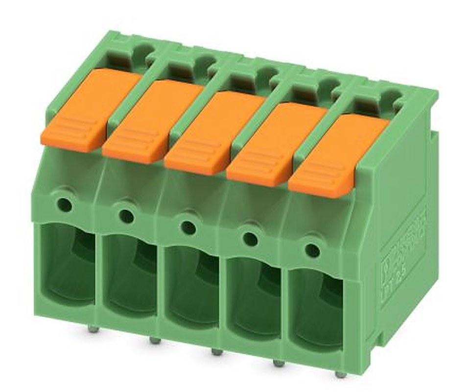 Phoenix Contact LPT Series PCB Terminal Block, 5-Contact, 5 mm Pitch, 1 Row