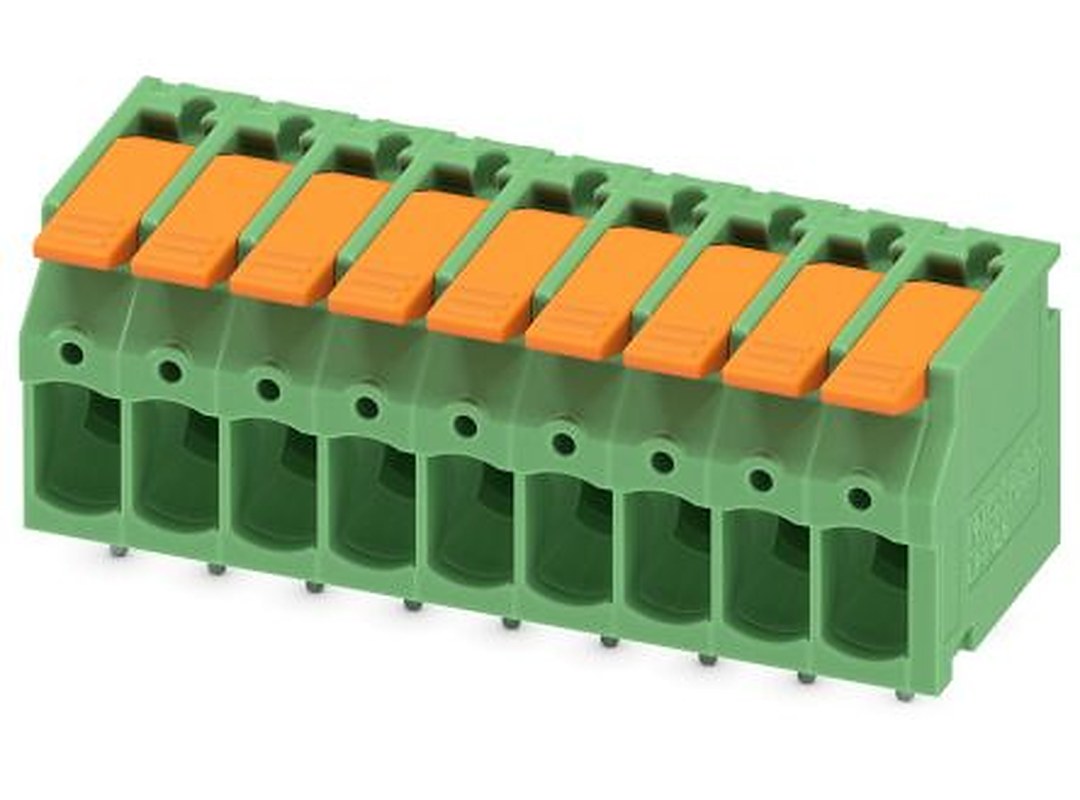 Phoenix Contact LPT Series PCB Terminal Block, 9-Contact, 5 mm Pitch, 1 Row