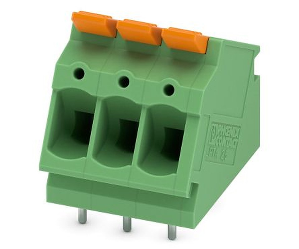 Phoenix Contact LPT Series PCB Terminal Block, 3-Contact, 5 mm Pitch, 1 Row