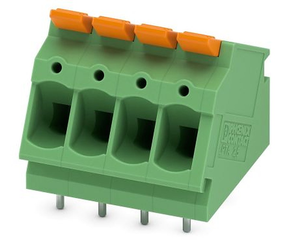 Phoenix Contact LPT Series PCB Terminal Block, 4-Contact, 5 mm Pitch, 1 Row