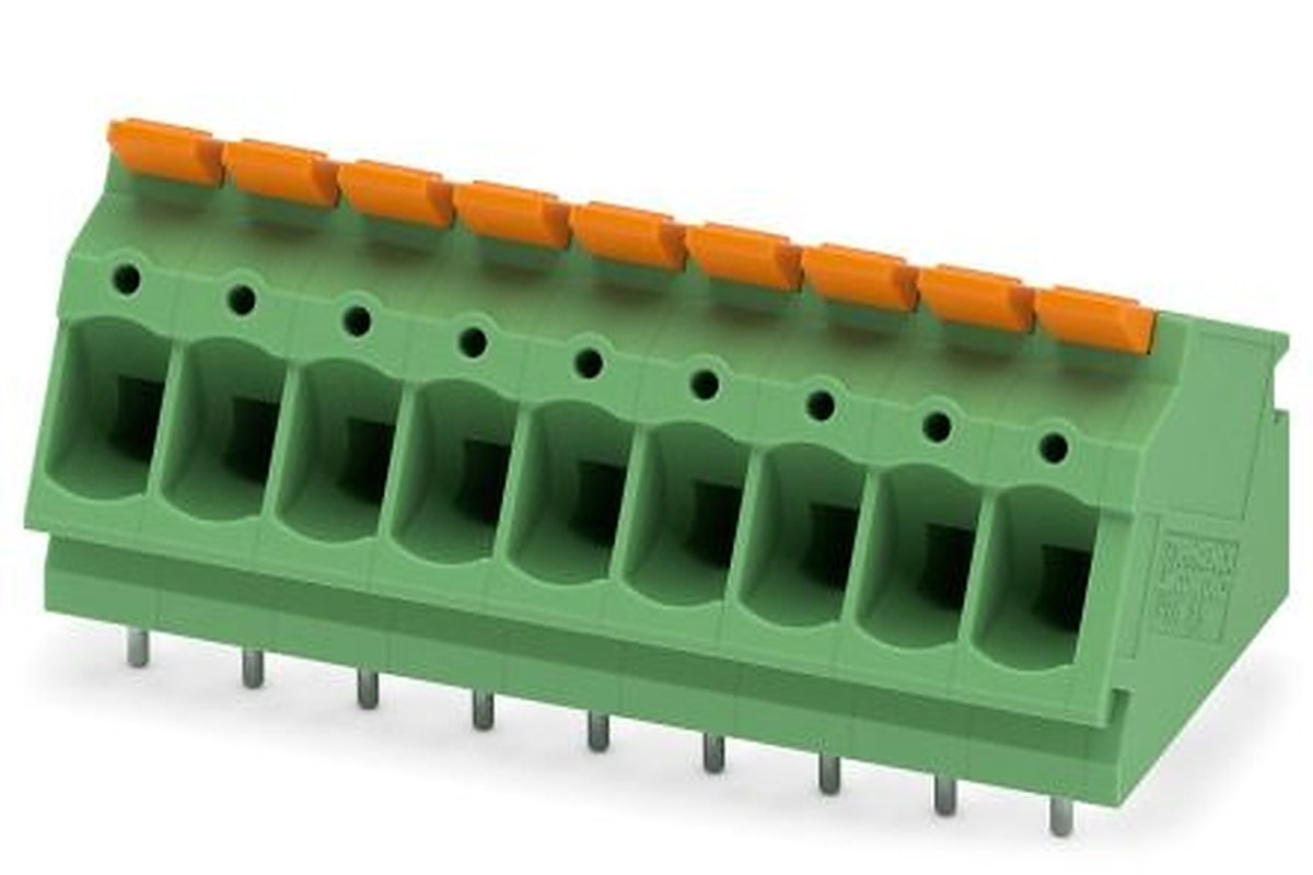 Phoenix Contact LPT Series PCB Terminal Block, 9-Contact, 5 mm Pitch, 1 Row